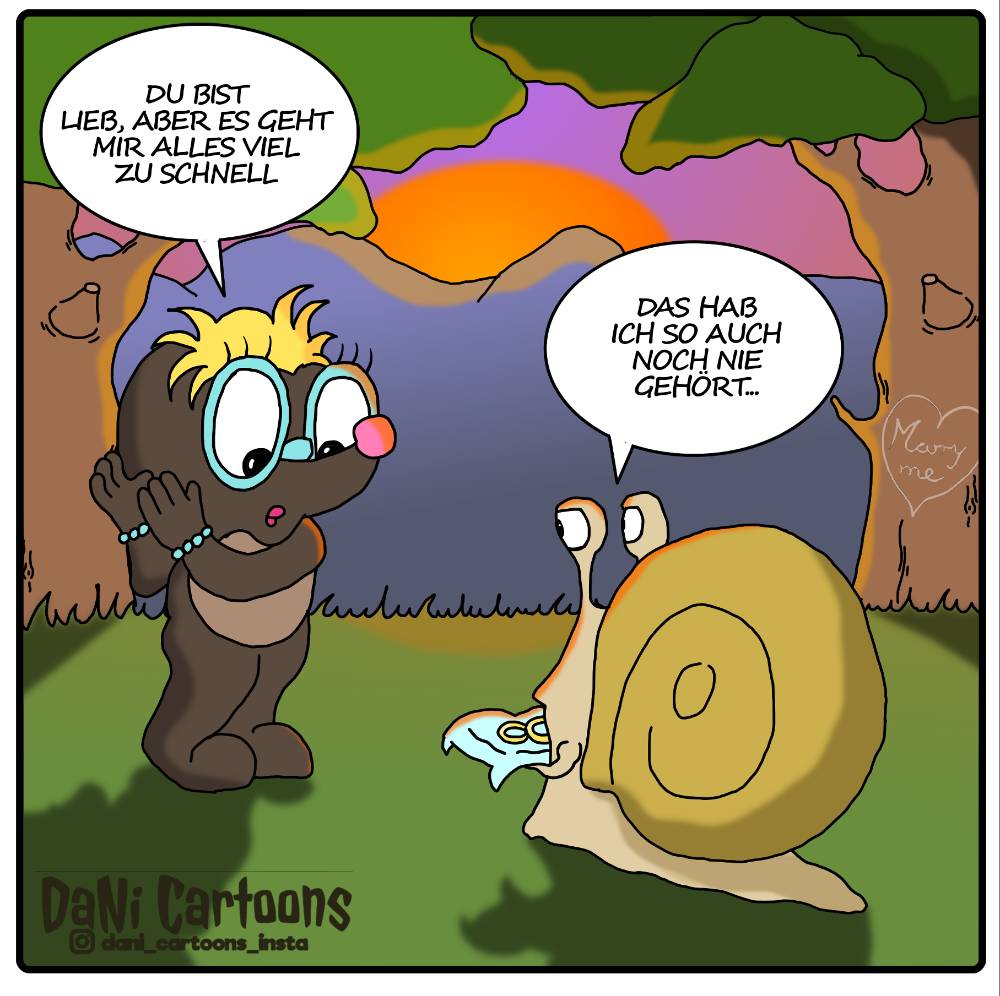 Dani Cartoons Verlobung