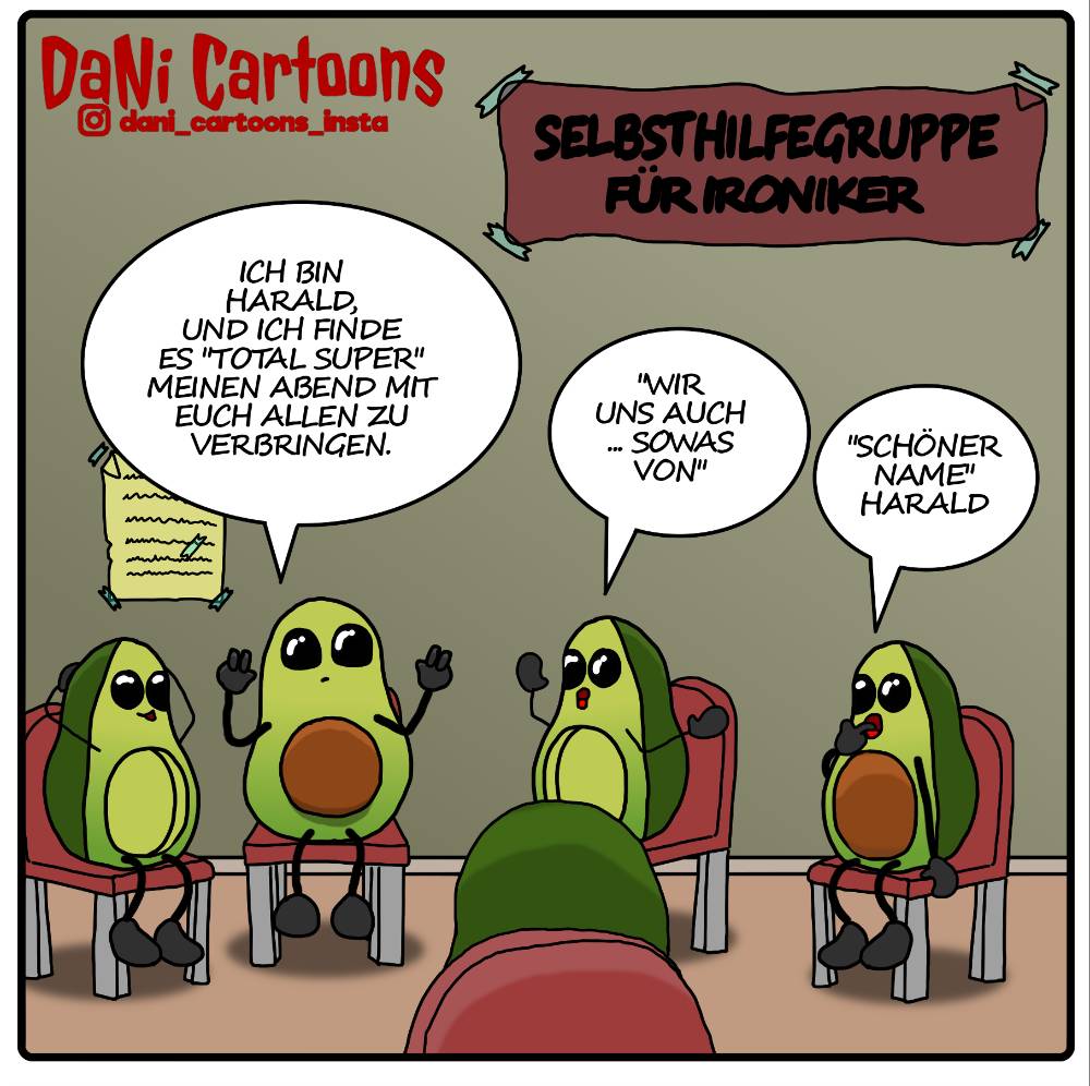 Selbsthilfeironie von Dani Cartoons